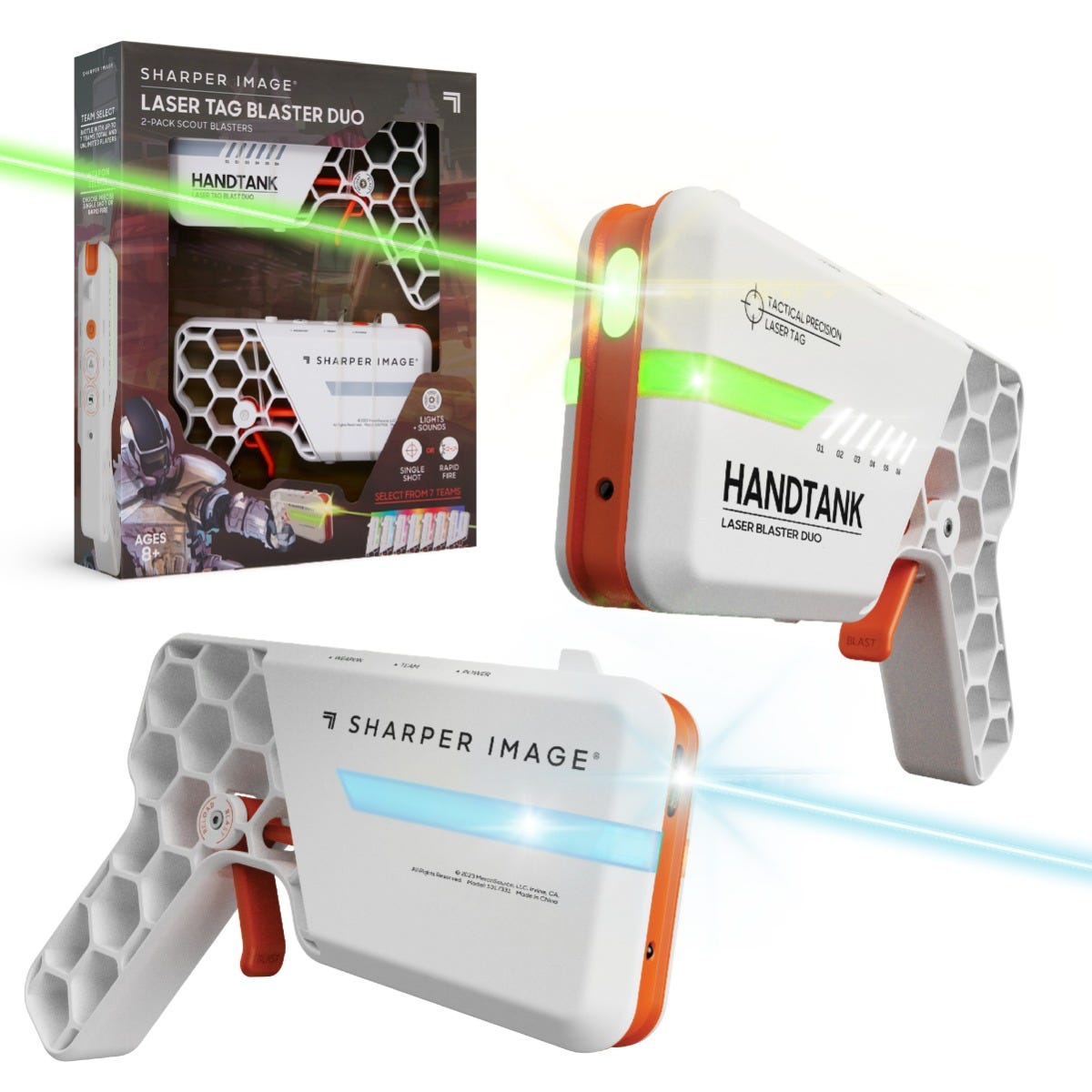 Sharper Image Laser Tag Handtank Power Blaster